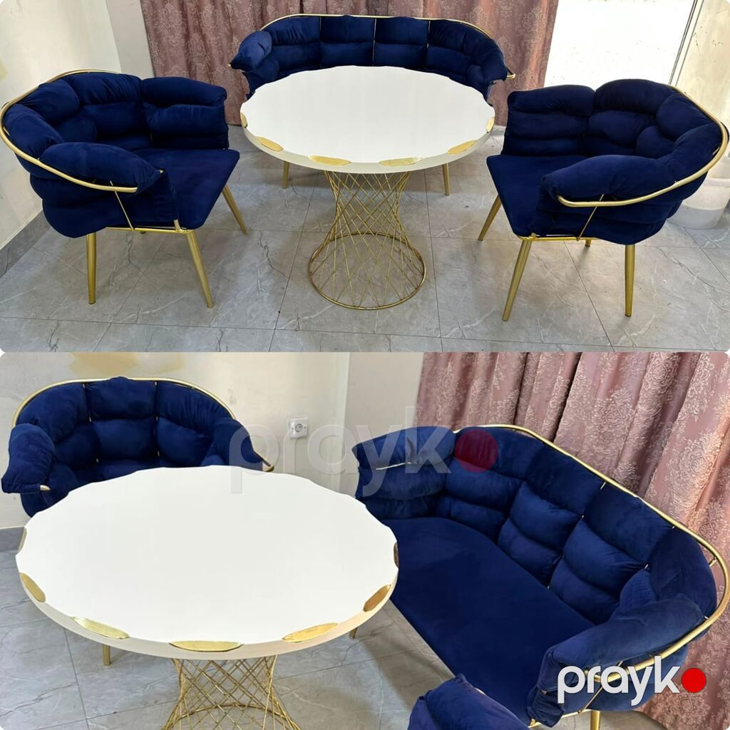 Divan 2 kreslo oval masa hamisi 250 azn tam ideal vəziyyətdə ünvan — Yumşaq mobilya dəstləri, Bakı
