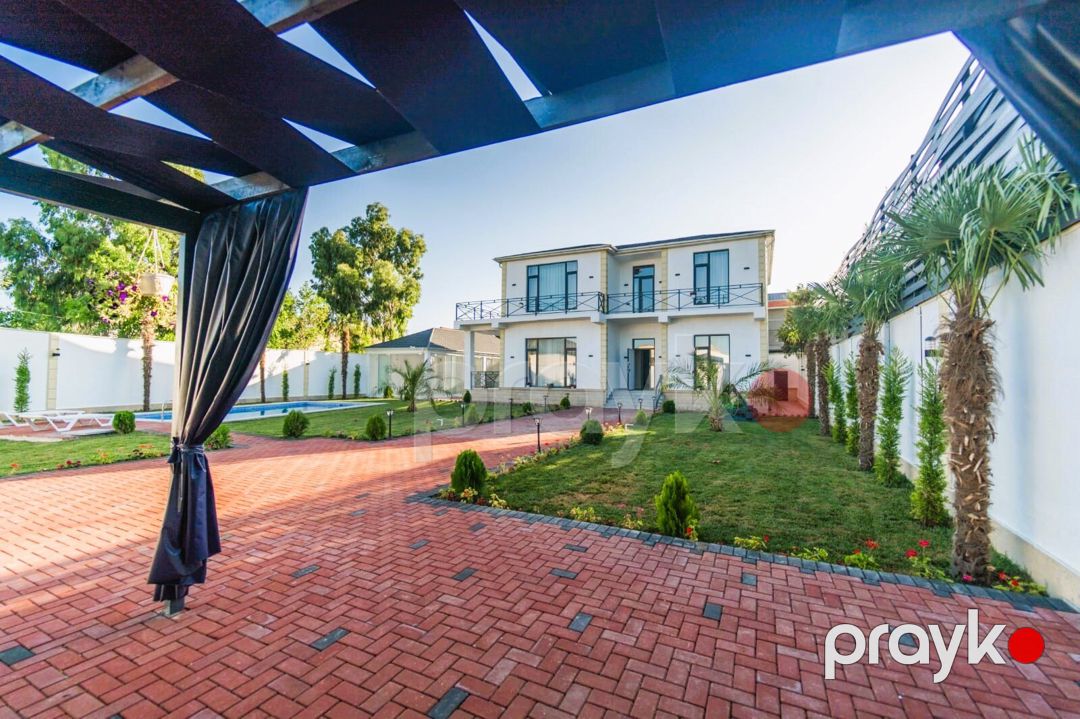 Satılır 6 otaqlı həyət evi/bağ evi 300 m² — Ev, villa, Bakı (2)