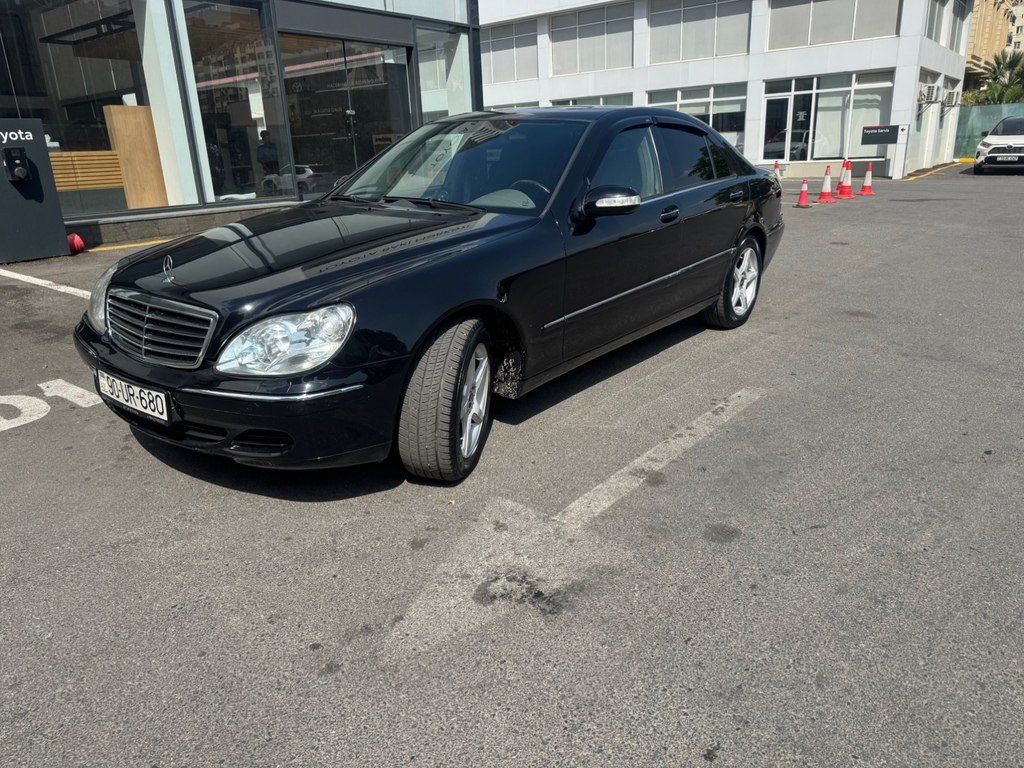 Mercedes S 320, 3.2 L, 2005 il, 380 000 km — Avtomobillər, Bakı (2)