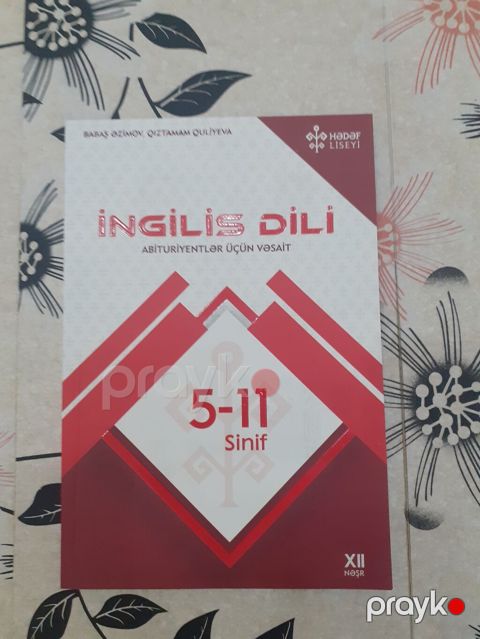 Təzə qatı açılmamış Ingilis dili qayda kitabı 5-11 ci siniflər üçün — Bakı