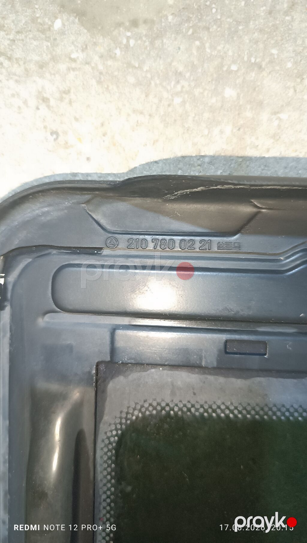 Məhsul: Mercedes-Benz şüşə lyuk w210 lyuku - Orijinal detal, korpus — Kuzov hissələri, Xırdalan (3)