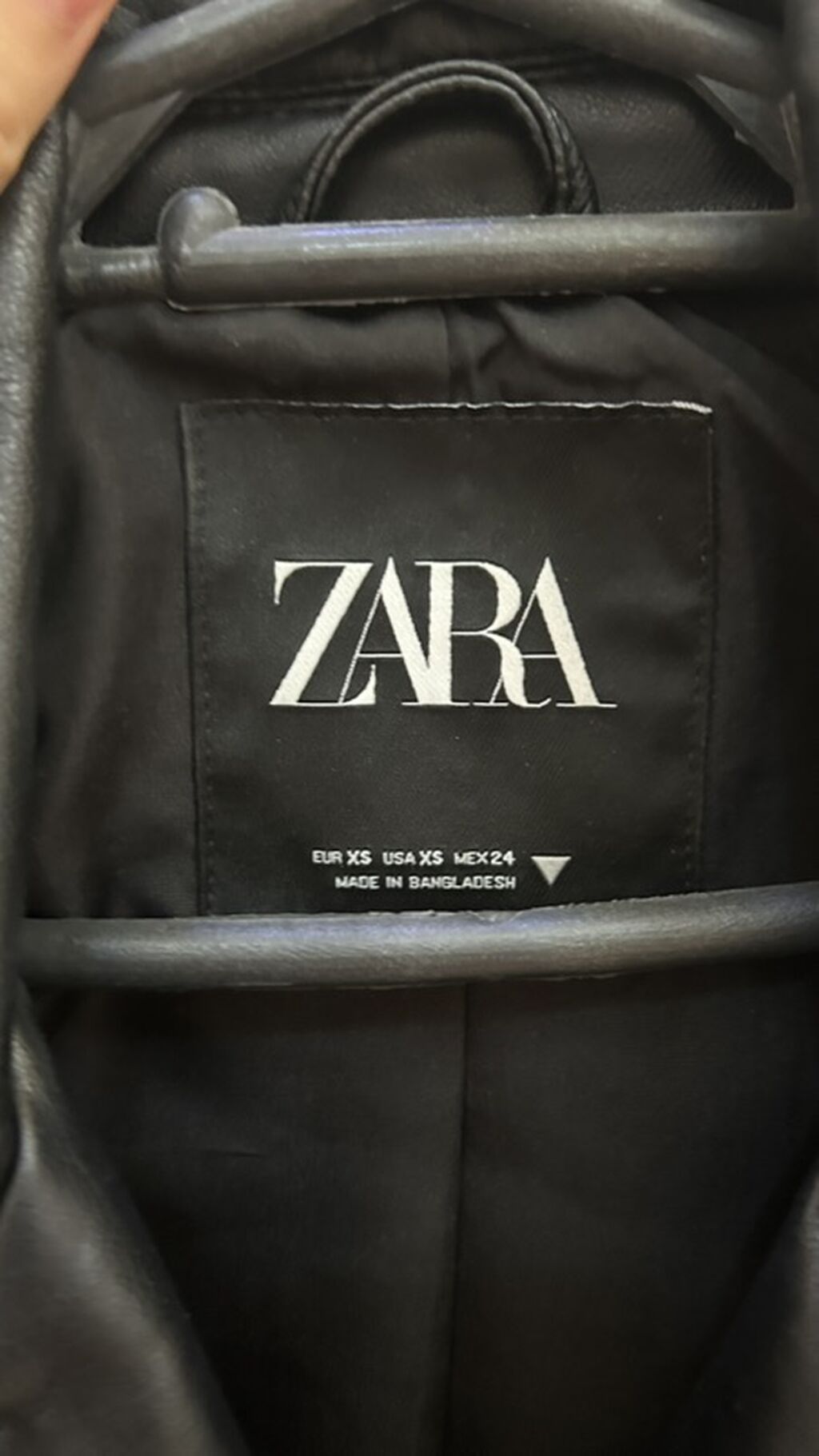 Dəri kurtka, Zara, XS — Jaketlər, Bakı (2)