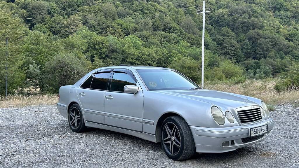 Mercedes E 240, 2.4 L, 1999 il, 380 000 km — Avtomobillər, Bakı (4)