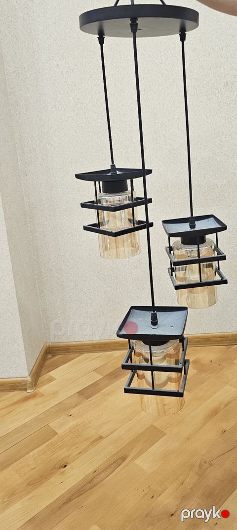 Çılçıraq, 3 lampa, Metal — Bakı