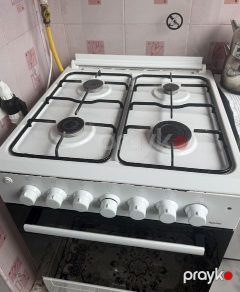 Artel “Apetito” qaz plitəsi və soba - 4 qaz ocağı: 2 standart, 1 — Bakı