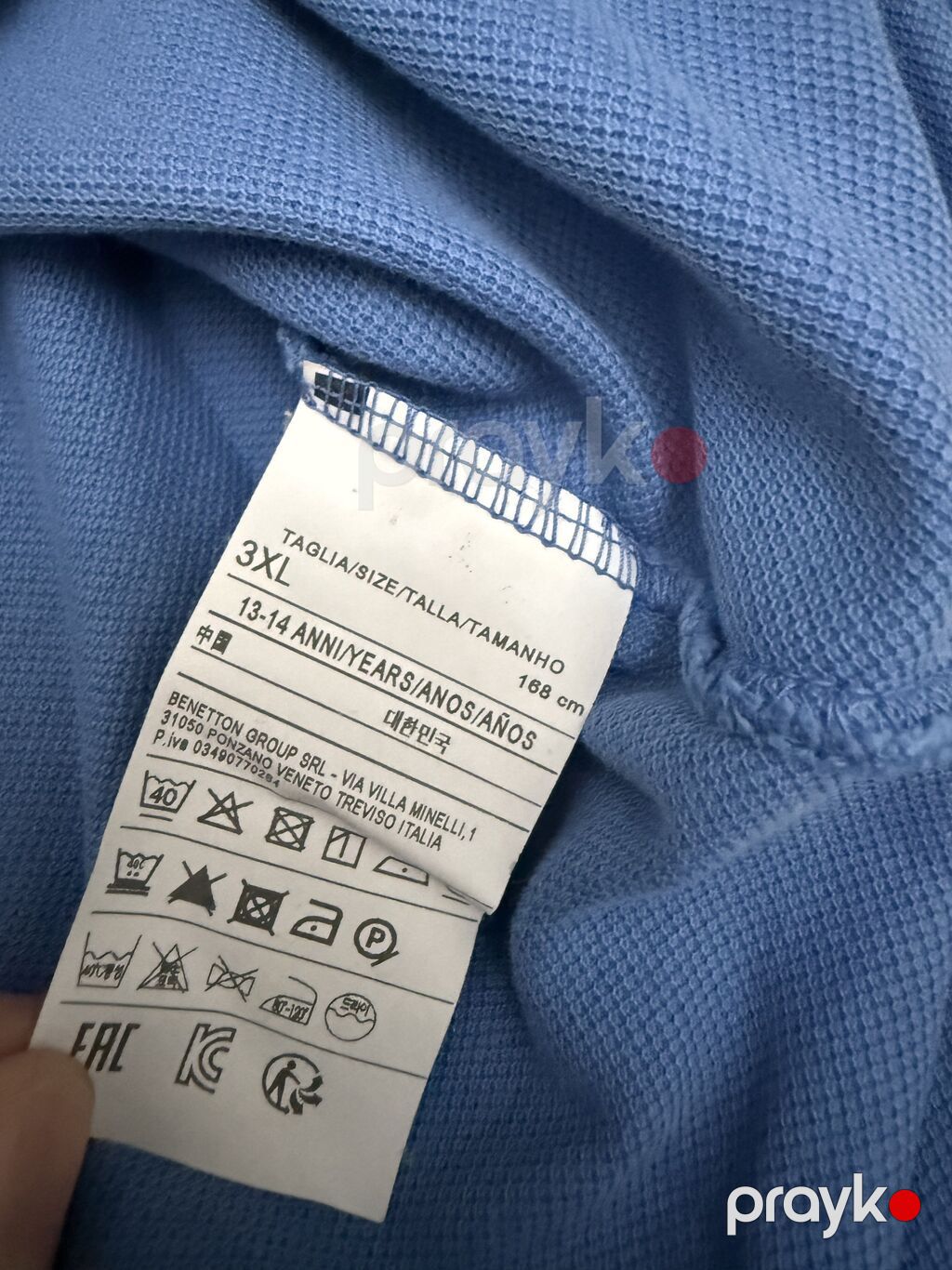Köynək, Oğlan üçün, 12 - 14 yaş, Benetton — Uşaq geyimi, Masazır (2)