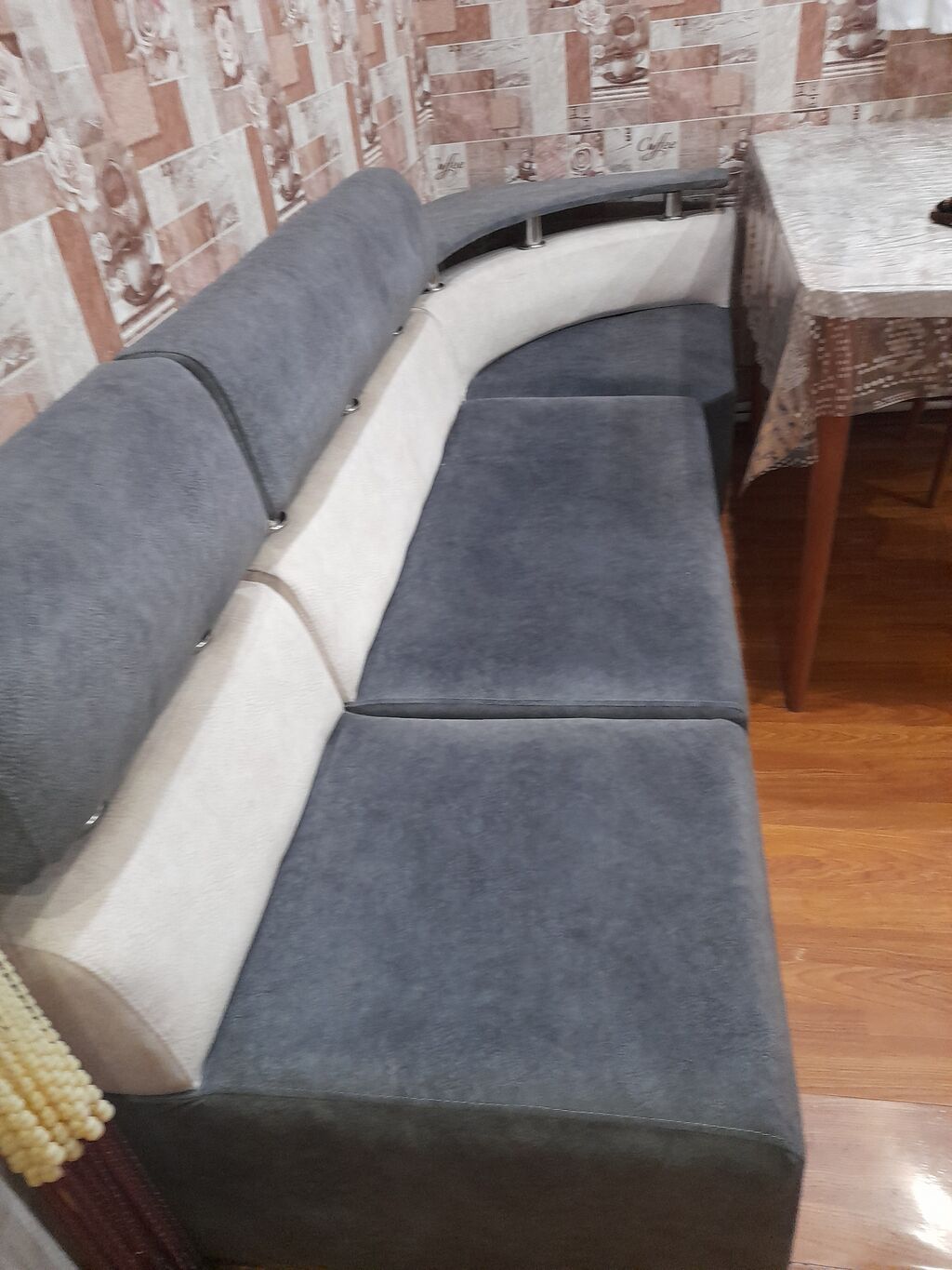 Mətbəx üçün yumru künc dəsti - Dəst tərkibi: 1 ədəd düzbucaqlı yemək — Masalar və stullar, Digah (3)