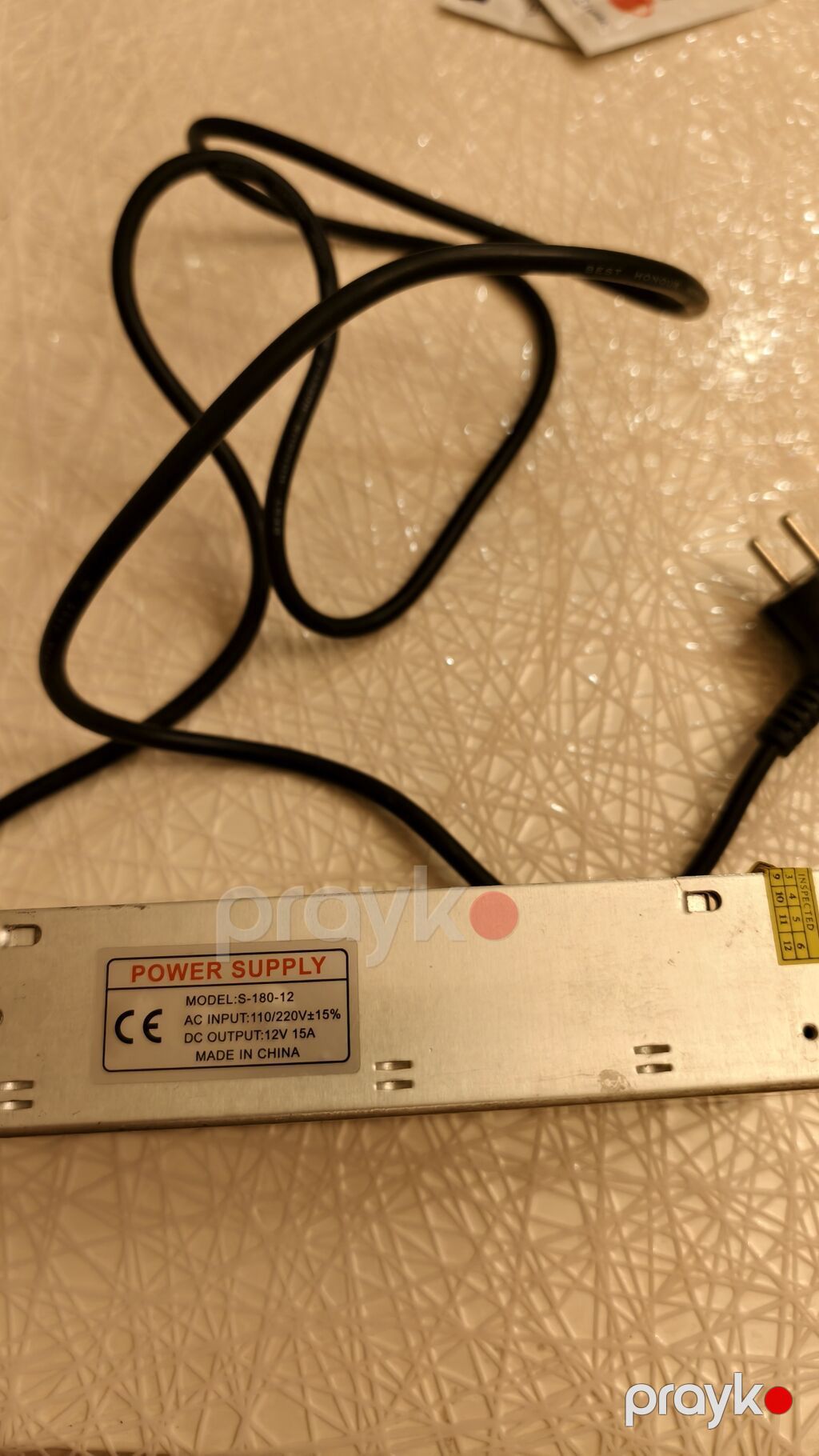 Məhsul: Universal Ac-dc Güc Bloku (Power Supply) Model: S-180-12 — Qida bloklari, Bakı (2)