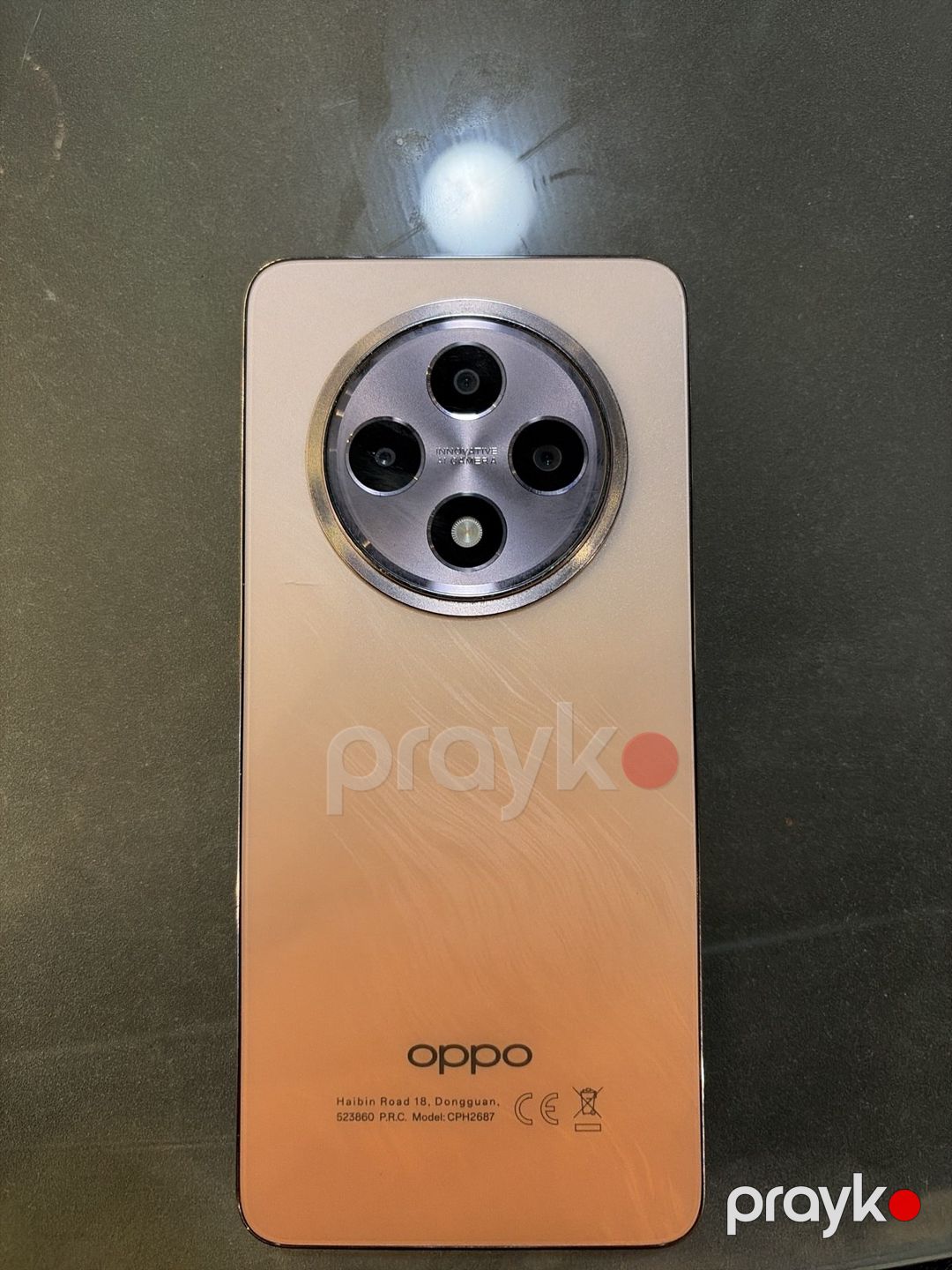 Oppo Reno 12 F Amber Orange 256GB/12GB — Smartfonlar, Bakı (3)