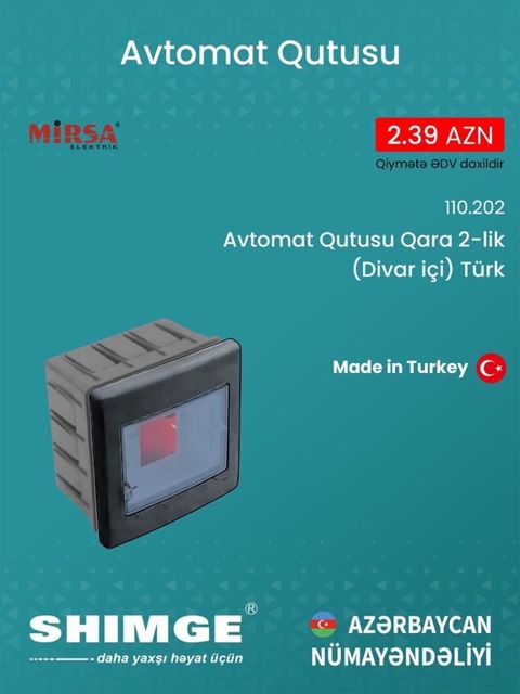 "Mirsa" elektrik qutuları — Bakı