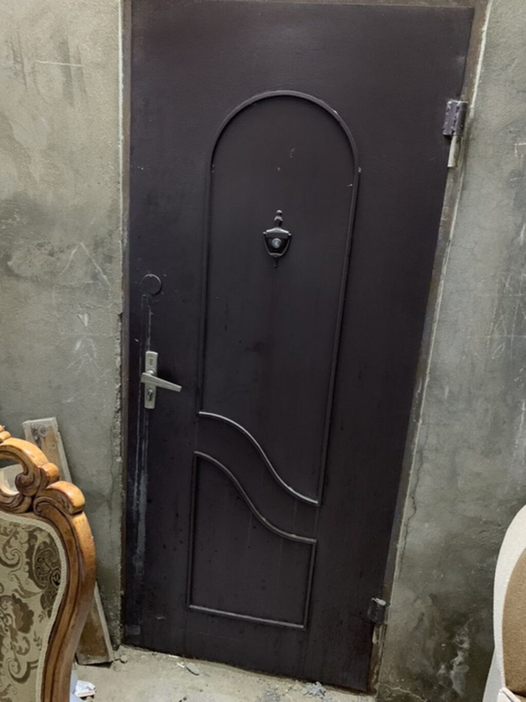 Dəmir giriş qapısı - Material: möhkəm metal/dəmir konstruksiya — Pəncərələr, qapılar, balkonlar, Xırdalan (3)