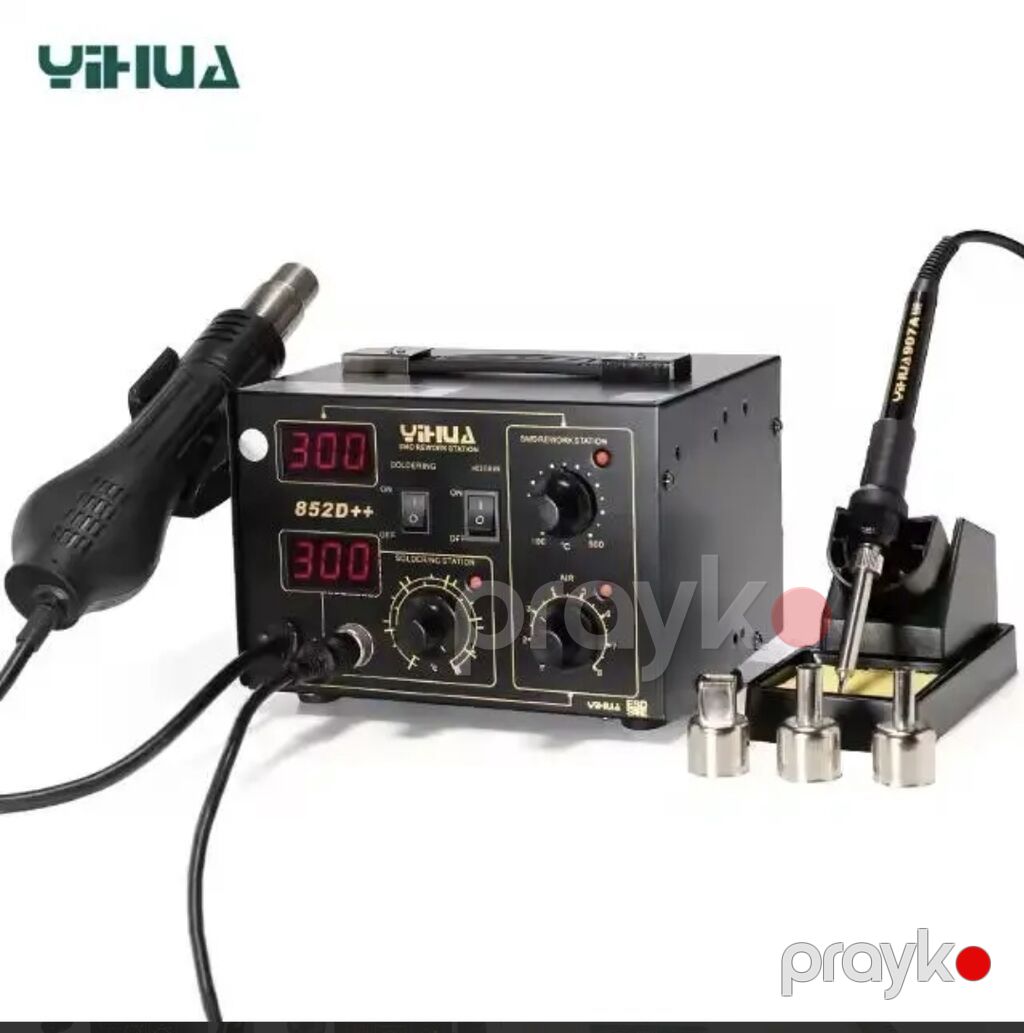 Yıhua 852D SMD Rework Stansiyası – lehimləmə və isti hava ilə təmir — Lehimlə avadanlığı, Bakı