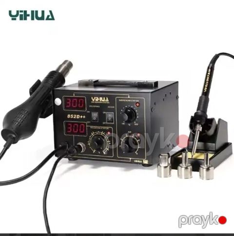 Yıhua 852D SMD Rework Stansiyası – lehimləmə və isti hava ilə təmir — Bakı