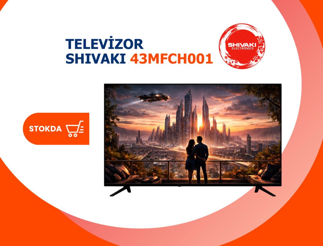 Televizor Shivaki 43MFCH001 — TV və Video, Bakı