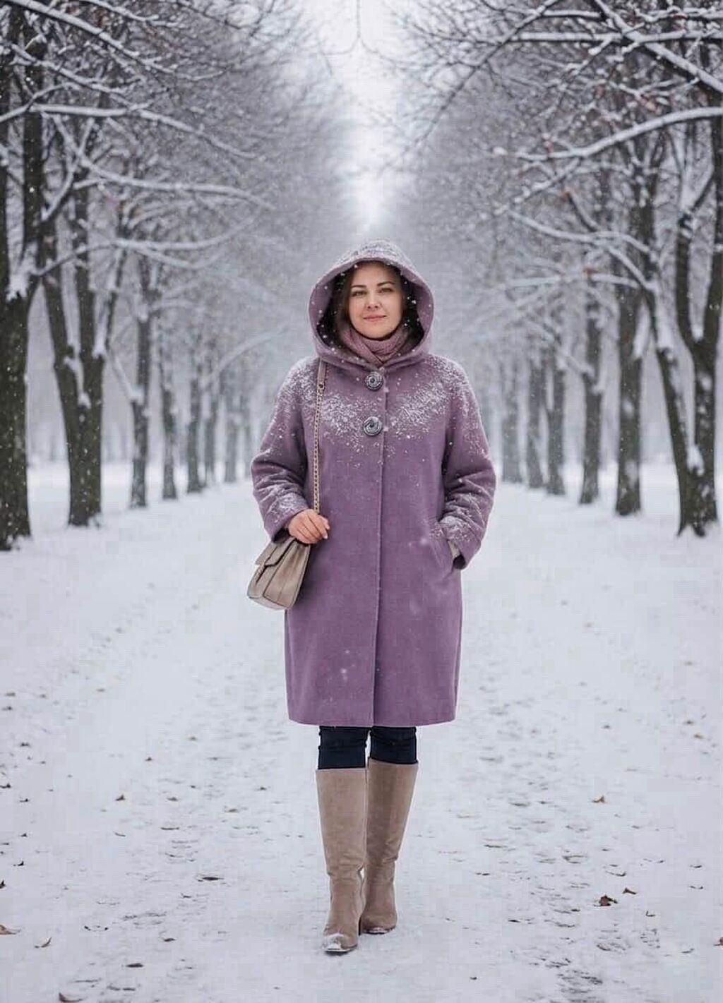 Palto, 3XL, rəng - Bənövşəyi — Palto, Bakı (2)
