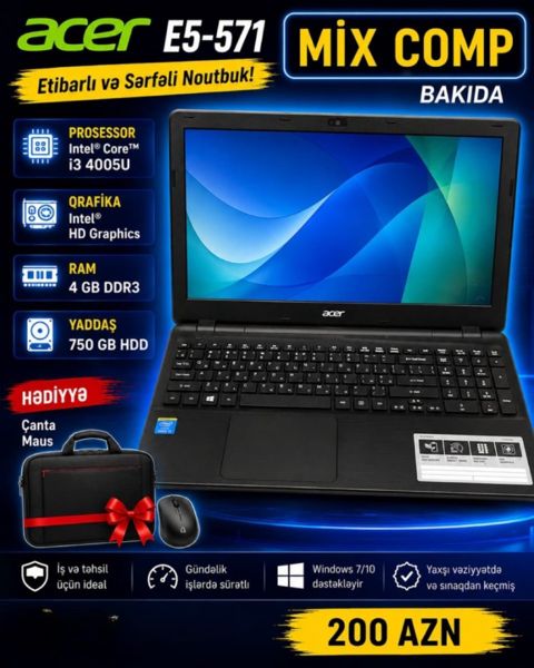 Noutbuk Asus Vivobook Go 15 — Bakı