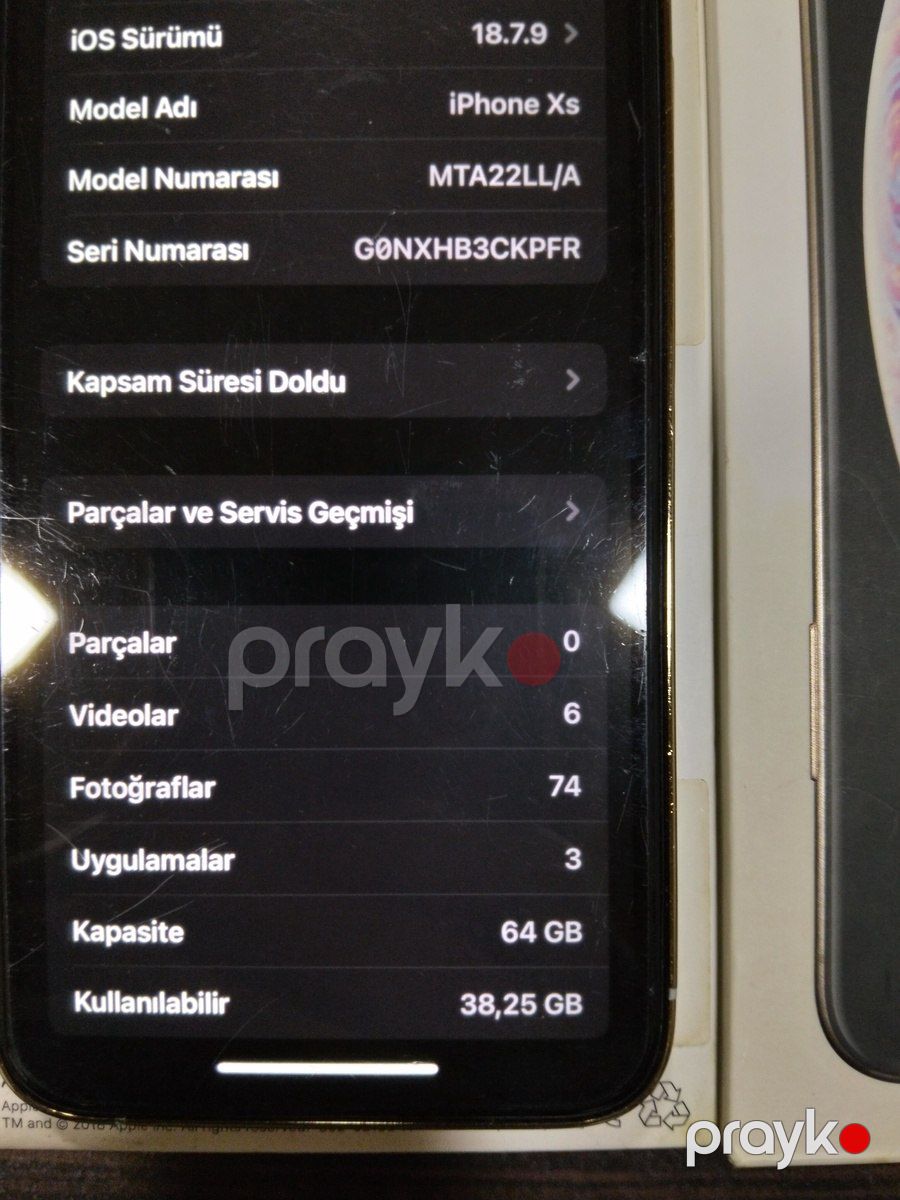 Apple iPhone XS Gold 64GB/4GB — Smartfonlar, Sumqayıt (6)