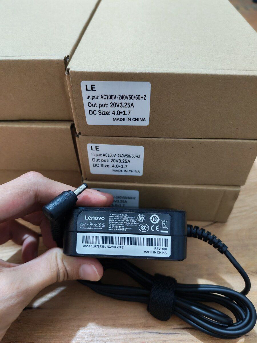 Lenovo 3.25A/65W 4.0*1.7/A klass — Periferik cihazlar, Bakı (3)