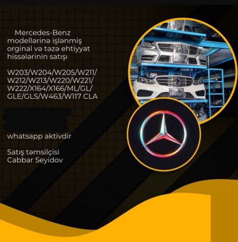 "Mercedes Benz" ehtiyat hissələri — Bakı