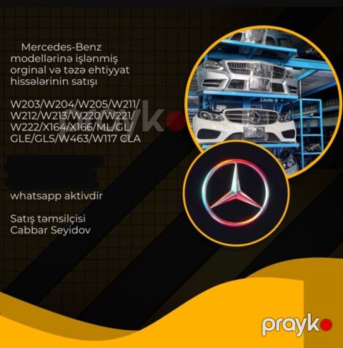 "Mercedes Benz" ehtiyat hissələri