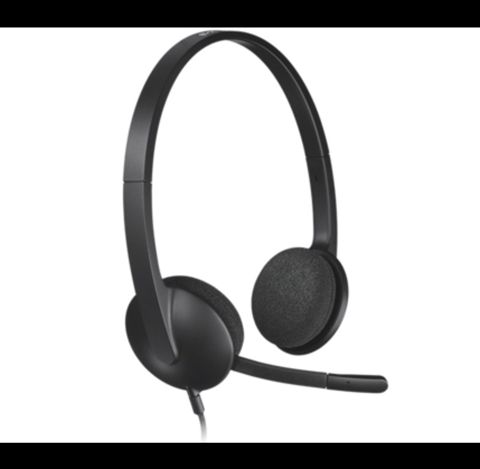 Qulaqlıq "Logıtech Corded USB Headset H340 - Black" — Bakı