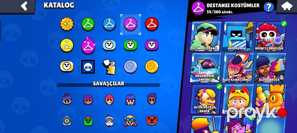 Brawl Stars hesabı – yüksək trofeyli və zəngin kontentli - Kupa yolu — Digər, Bakı (5)
