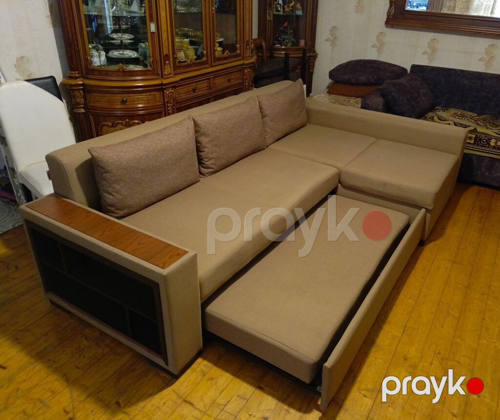 İşlənmiş, Künc divan, Divan, Bazalı, Açılan — Yumşaq mobilya dəstləri, Bakı (4)