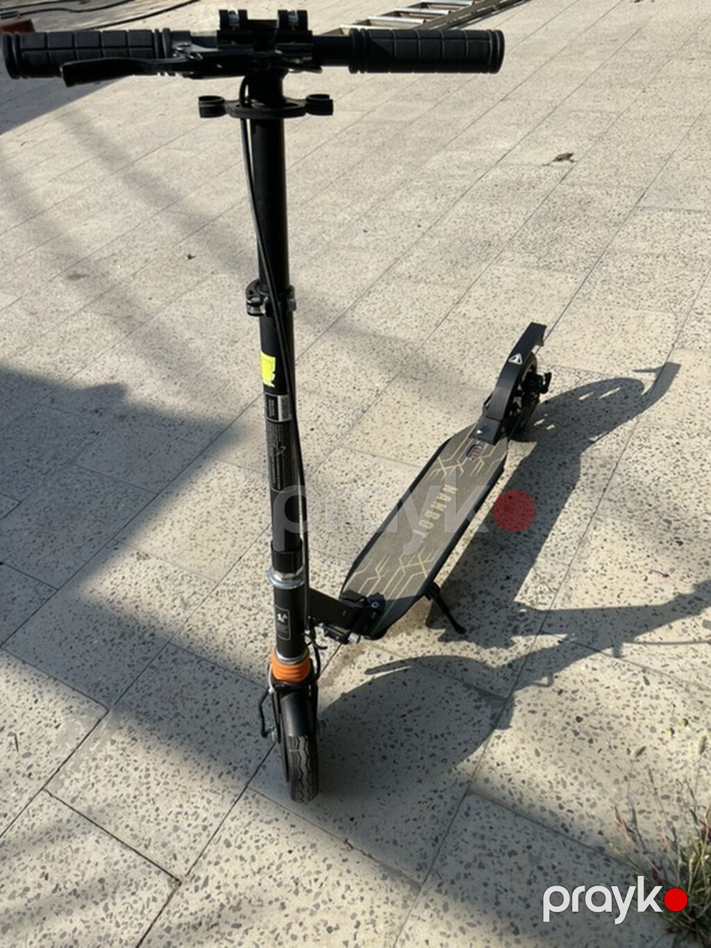 Elektrik skuter – Nanrobot (qara) - Güclü alüminium konstruksiya — Skuterlər, Bakı