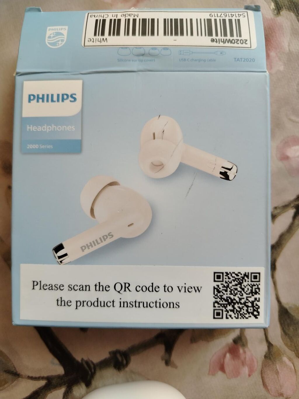 Yeni Simsiz (Bluetooth) Qulaqcıqlar, Philips, rəng - Ağ — Qulaqcıqlar, Mehdiabad (2)