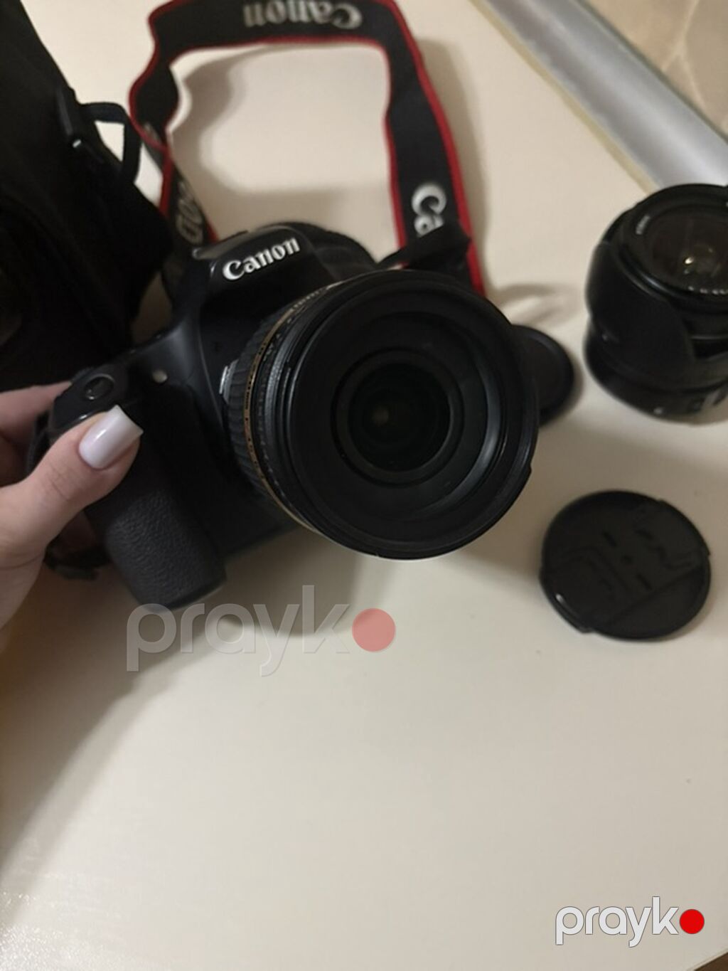 Canon EOS Dslr fotoaparat + linzalar dəsti Məhsul tərkibi: - Canon — Fotoaparat, Bakı (4)