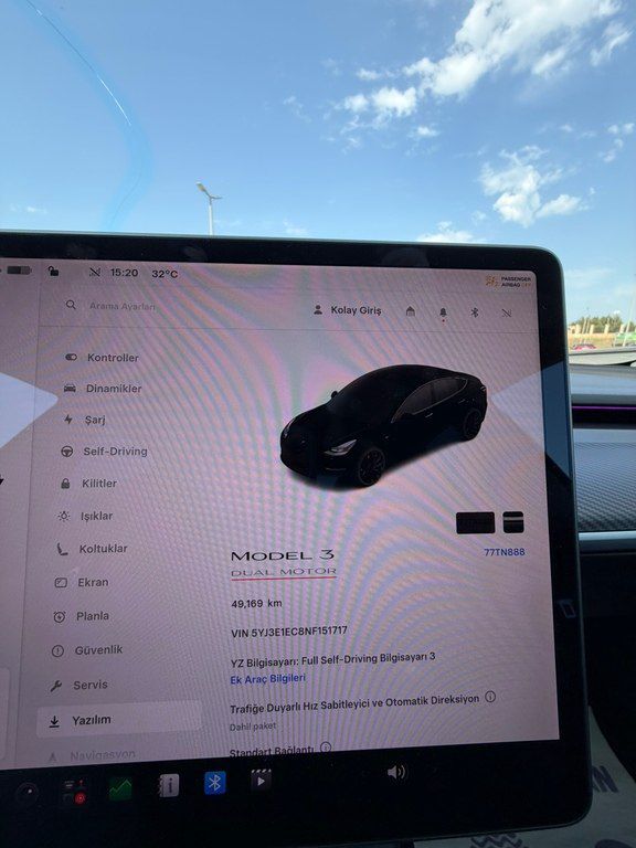 Tesla Model 3, 82 kWh, 2022 il, 49 169 km — Avtomobillər, Bakı (11)