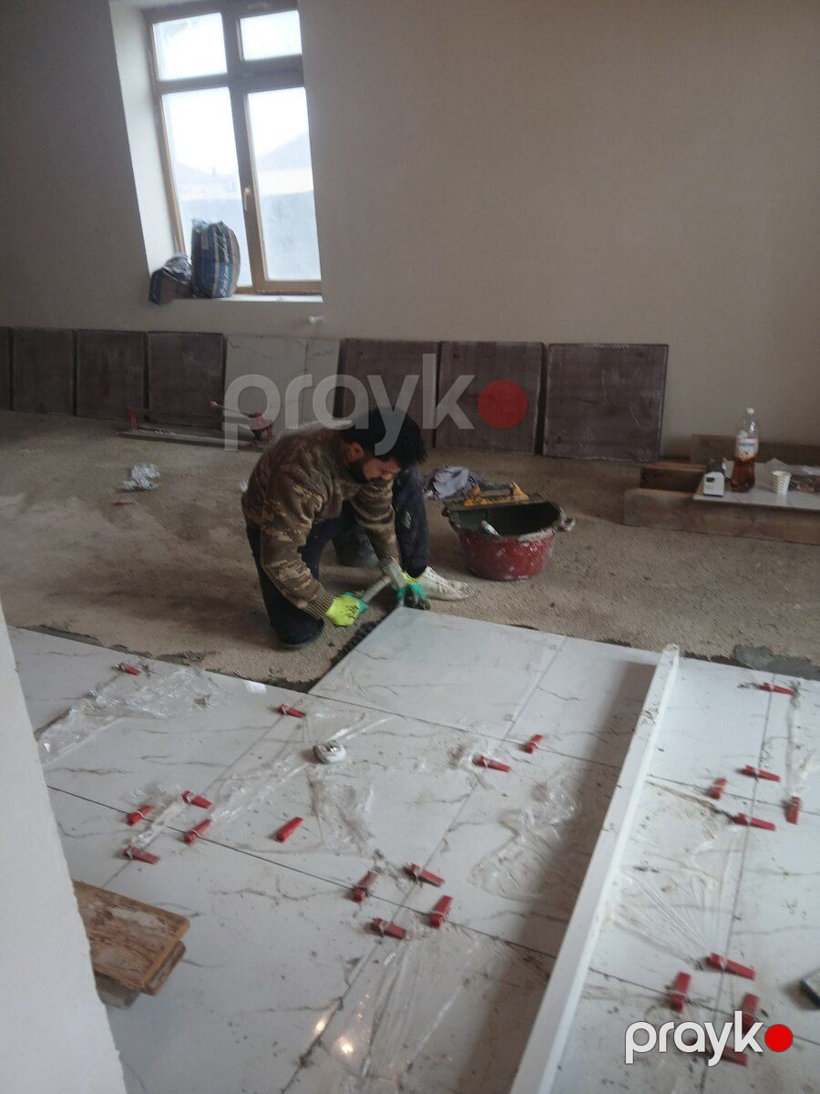 Keramoqranit işləri — Təmir və inşaat, Bakı (9)