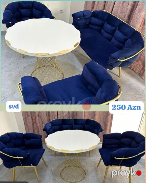 Divan 2 kreslo ve masa hamisi birge 250 Azn tam ideal. Ehmedli — Bakı