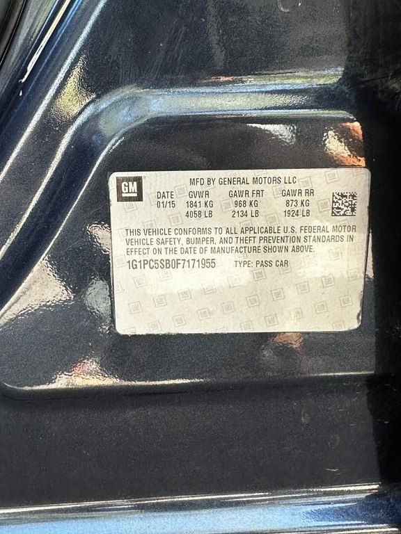 Chevrolet Cruze, 1.4 L, 2015 il, 315 000 km — Avtomobillər, Bakı (7)