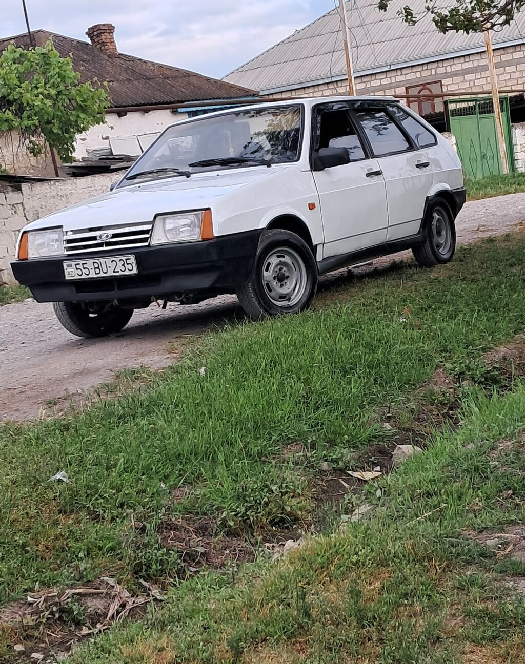 Lada Samara (VAZ‑2109) hatchbek - Korpus: 5 qapılı ağ rəngli — Avtomobillər, Şabran (2)