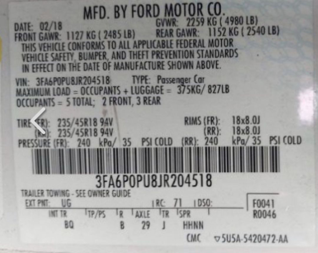 Ford Fusion, 2018 il — Avtomobillər, Bakı (10)