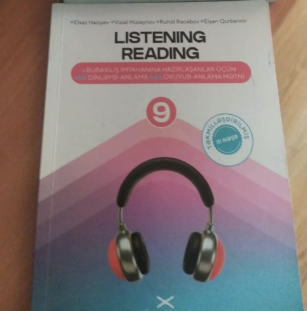 Məhsul: “Listening & Reading” – 9-cu sinif üçün hazırlıq vəsaiti — Kitablar, Bakı