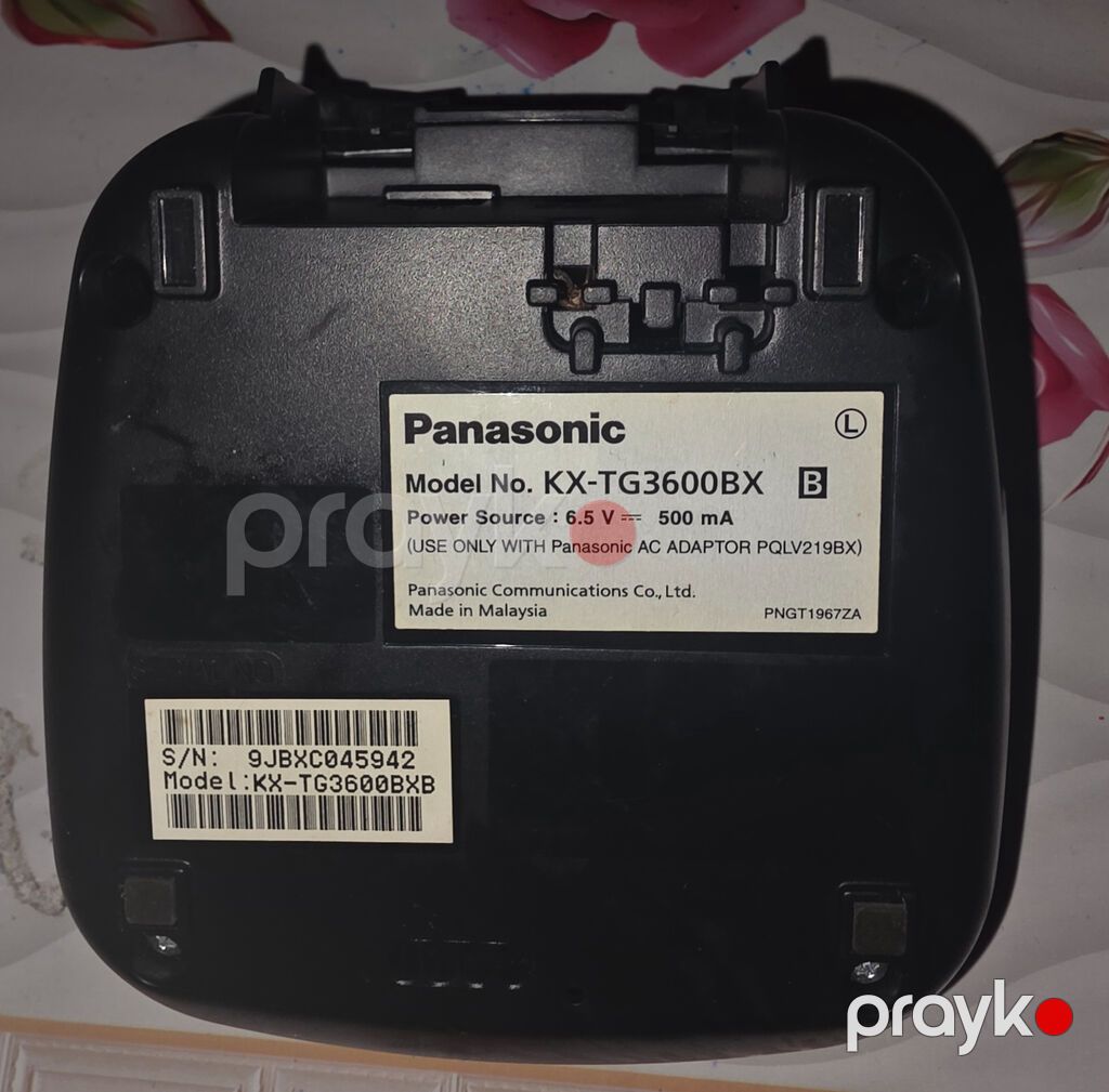 Stasionar telefon Panasonic, Simsiz, İşlənmiş, Ünvandan götürmə — Kabel və radio telefonları, Bakı (2)