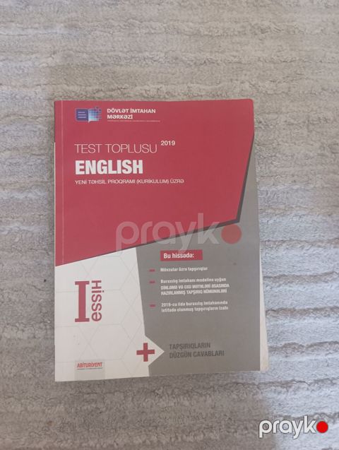 Məhsul: “Test Toplusu – Englısh (Yeni Təhsil Proqramı – Kurikulum — Bakı