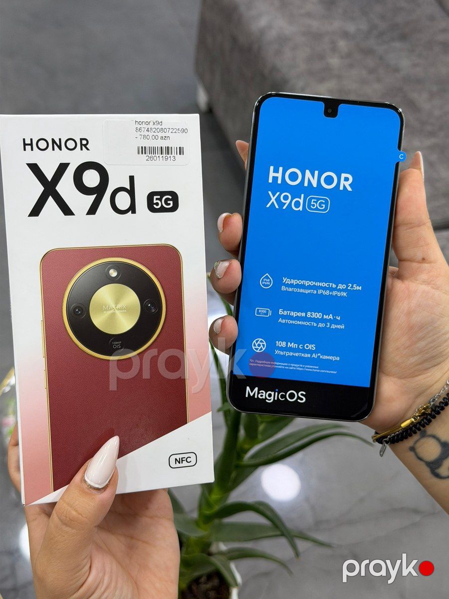 Honor X9d Midnight Black 256GB/8GB — Smartfonlar, Bakı (4)