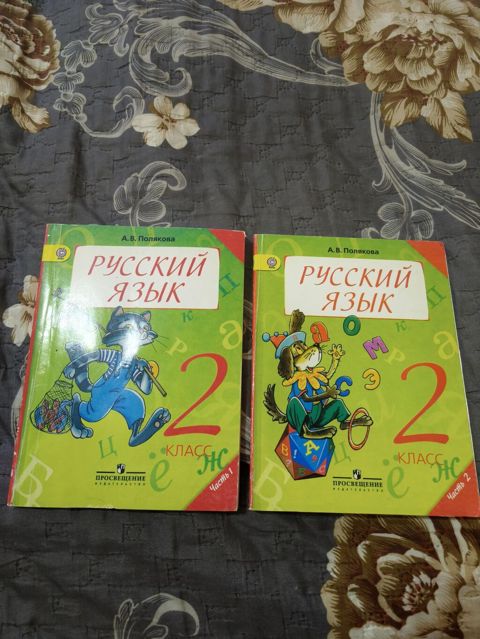 Две части книги по русскому языку Полякова для 2 класса — Bakı