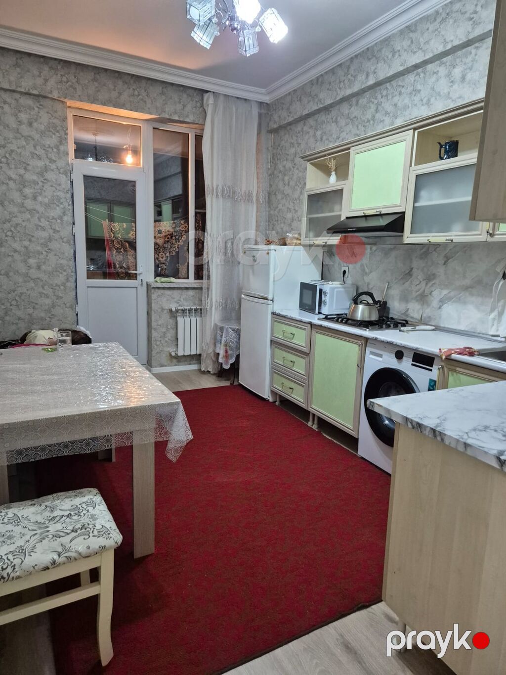 Saray MTK-da ötürməsi aktiv olan rahat və ideal təmirli mənzil — Mənzil, Masazır (5)