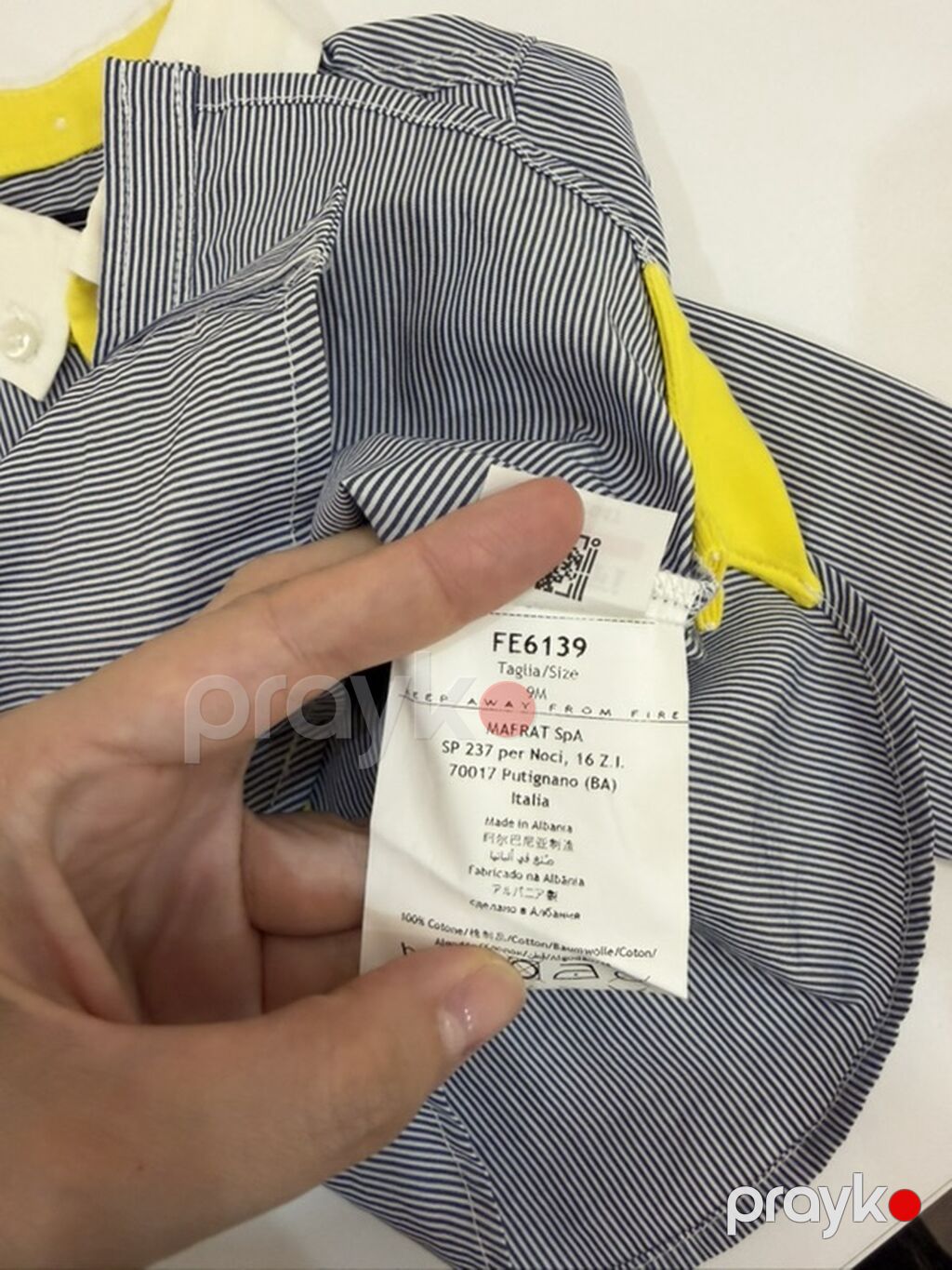 Uşaq köynəyi – Ferrari Baby Orıgınal 6-9 ay - Brend: Ferrari — Uşaq geyimi, Bakı (4)