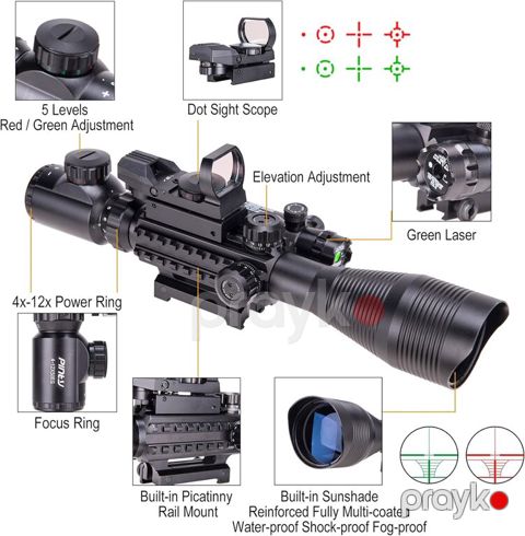 Binokl "4-12x50zoom" — Bakı