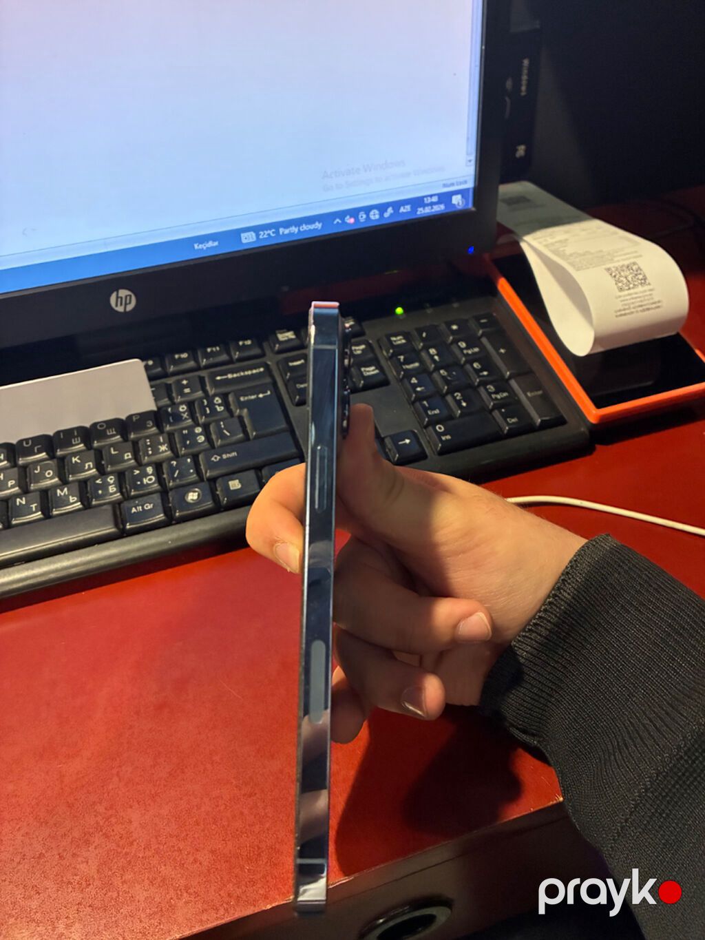 IPhone 13 Pro Max, 128 GB, Blue Titanium, Barmaq izi, Simsiz şarj, Face ID — Apple iPhone, Bakı (5)