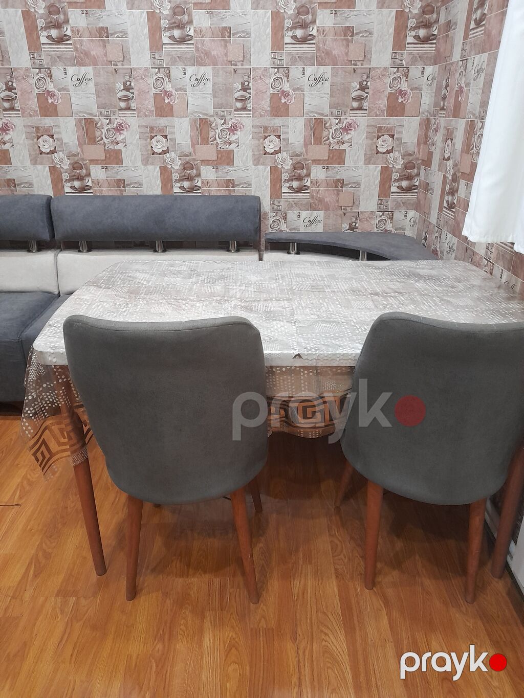 Mətbəx üçün yumru künc dəsti - Dəst tərkibi: 1 ədəd düzbucaqlı yemək — Masalar və stullar, Digah (2)