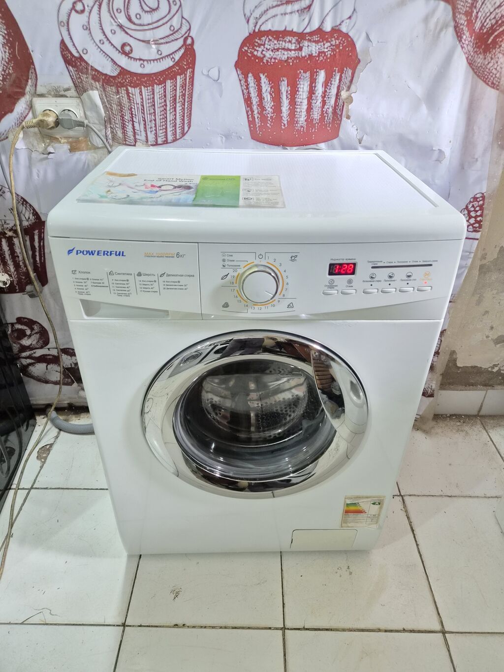 Paltaryuyan maşın 6 kq, İşlənmiş, Avtomat, Pulsuz çatdırılma, Ödənişli çatdırılma — Çamaşır maşınları, Bakı (3)