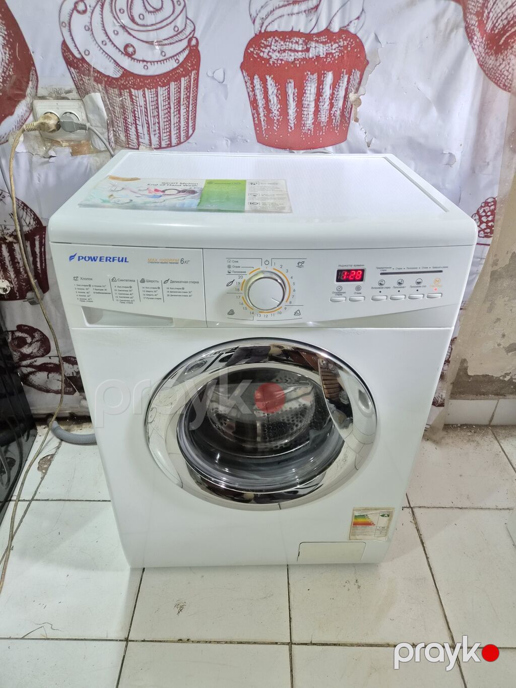 Paltaryuyan maşın 6 kq, İşlənmiş, Avtomat, Pulsuz çatdırılma, Ödənişli çatdırılma — Çamaşır maşınları, Bakı (3)