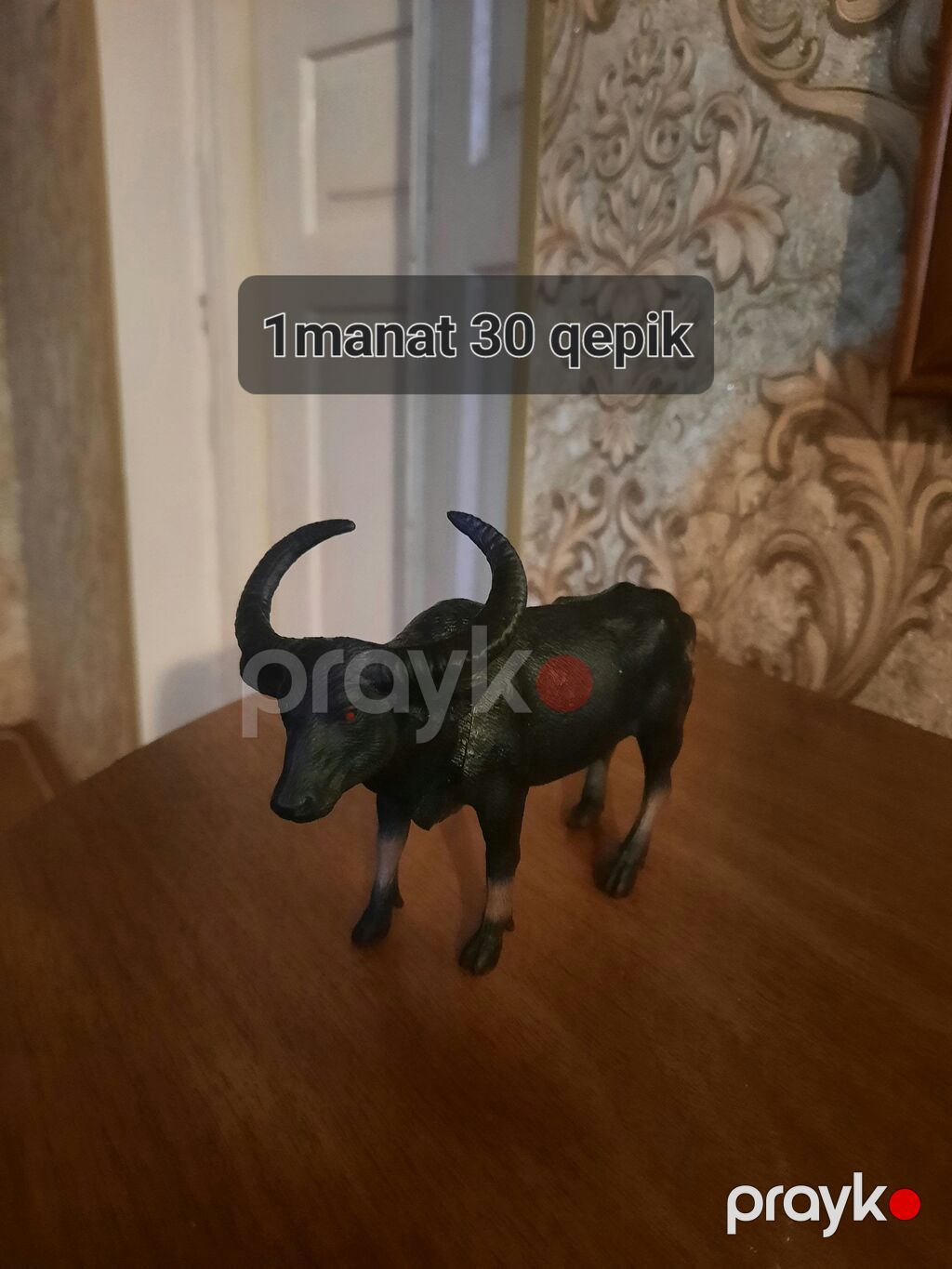 Oyuncaq camış fiquru sag salamat oycaq - Material: plastik/rezin — Oyuncaq figuraları, Zaqatala