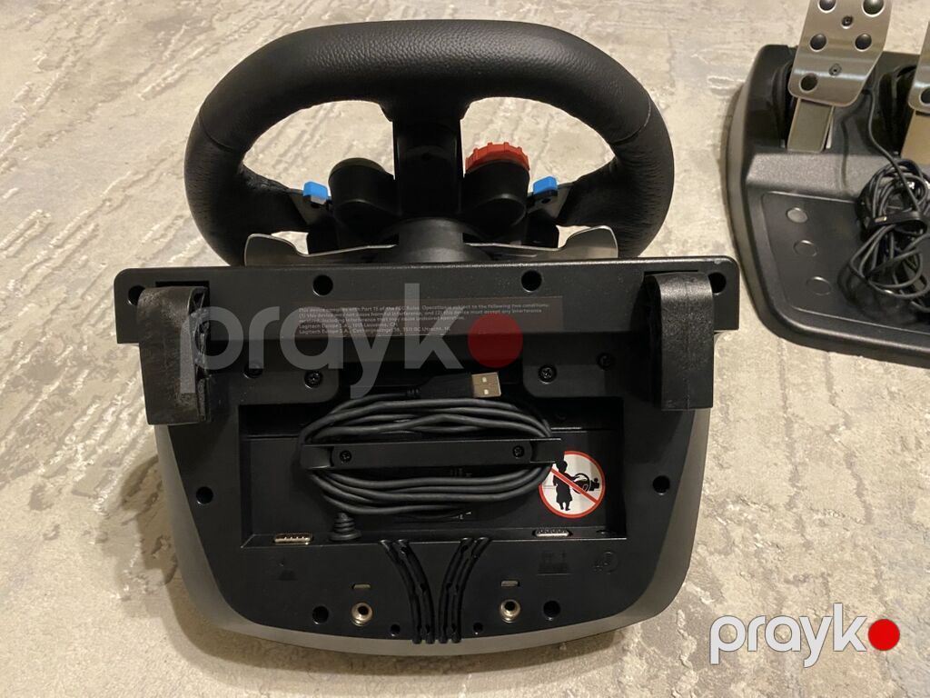Logitech G29 Driving Force sükan və 3 pedaldan ibarət yarış qurğusu — Masaüstü kompüterlər, Bakı (5)